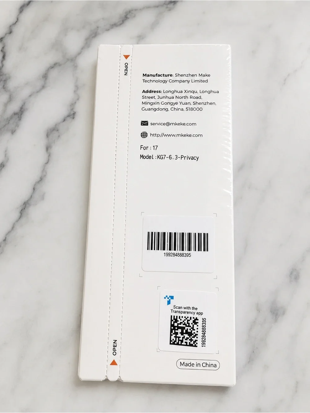 For IPhone 16/17 White Tempered Glass Screen Protector - 9H Scratch Resistant